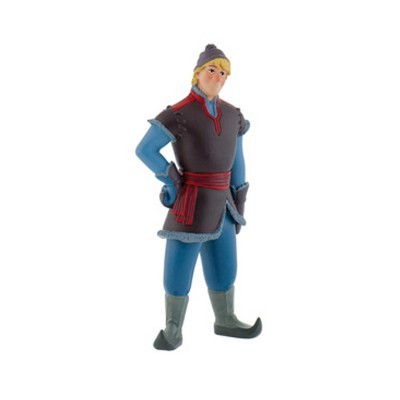 Figura de ação masculina com roupa medieval colorida