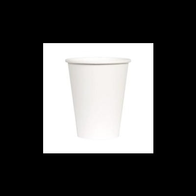 Copo descartável de papel branco simples
