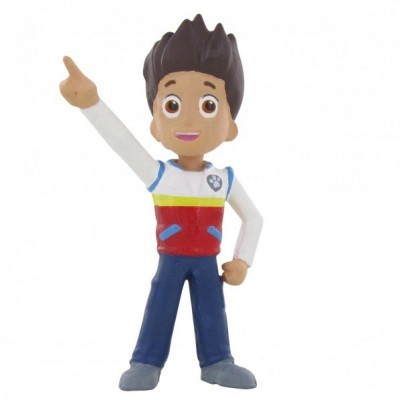 Figura de brinquedo colorida em plástico