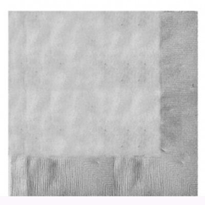 Toalha branca com bordas cinzentas texturizadas