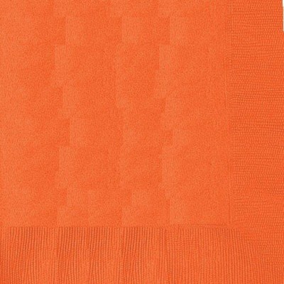 Toalha de banho laranja com textura e borda com linhas horizontais