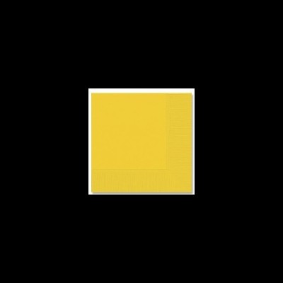 Guardanapo de papel amarelo com padrão em relevo