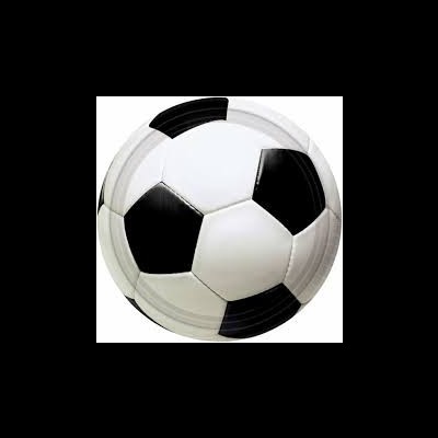 Bola de futebol branca e preta com padrão hexagonal e pentagonal