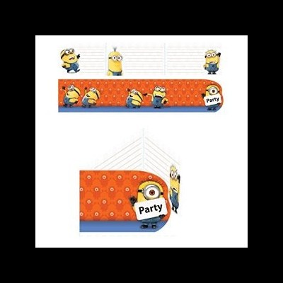 Caixinhas coloridas dos Minions com texto 'Party' para festas