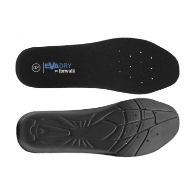 Palmilhas pretas EVADRY BY forwalk com número 42