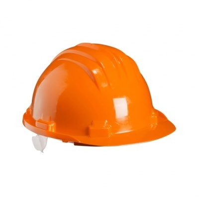 Capacete de segurança laranja