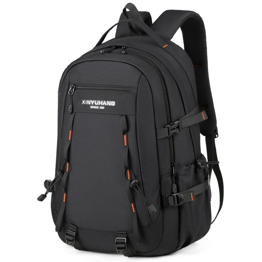 Mochila Escolar para Adolescentes - várias cores Mochila preta XINYUHANG com vários compartimentos e alças acolchoadas