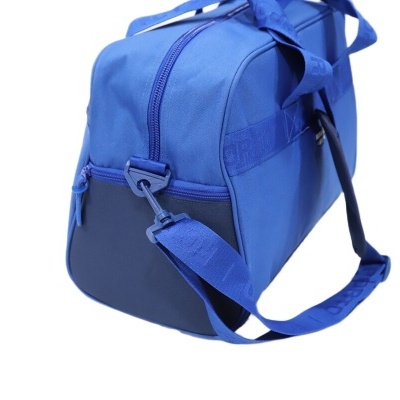 Mala de desporto azul com alças em tecido azul