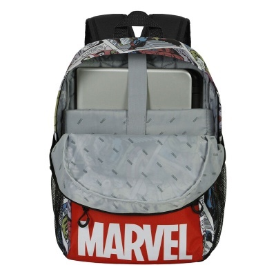 Mochila estampada com o logo MARVEL em bolso frontal