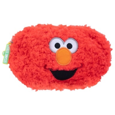 Estojo macio laranja do Elmo dos Muppets com olhos e nariz bordados