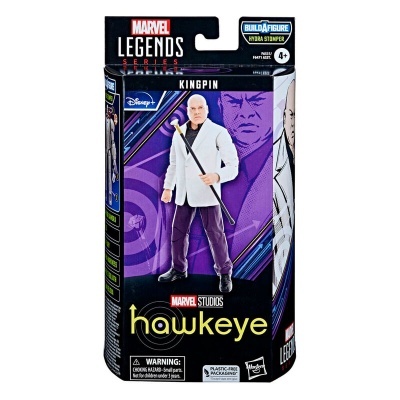 Figura de ação Kingpin da série Hawkeye em embalagem