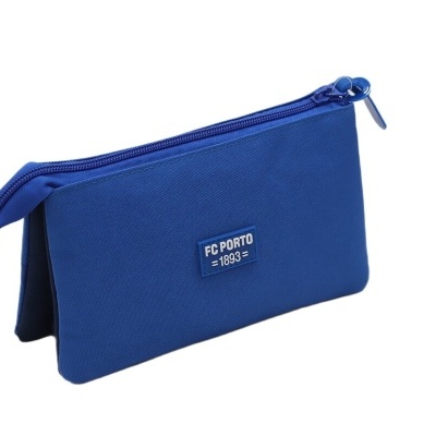 Estojo azul FC Porto com fecho de correr