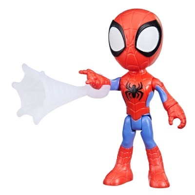Figura de ação Homem-Aranha com teia branca