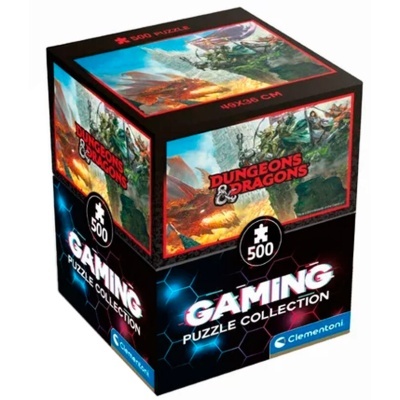 Caixa de puzzle Dungeons & Dragons 500 peças da coleção Gaming Puzzle Collection