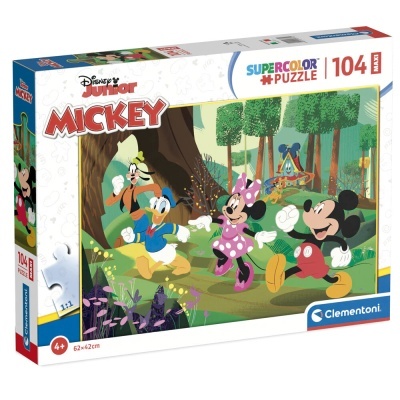 Caixa de quebra-cabeças Disney Junior Mickey com 104 peças