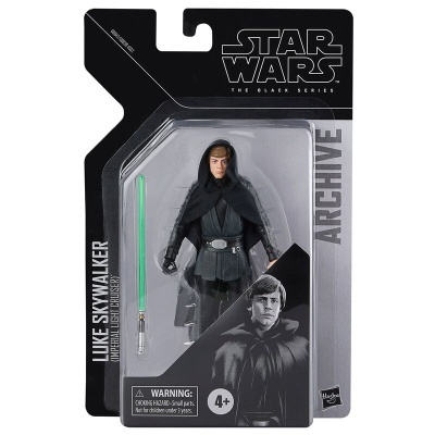Figura Star Wars Luke Skywalker com sabre de luz verde em embalagem