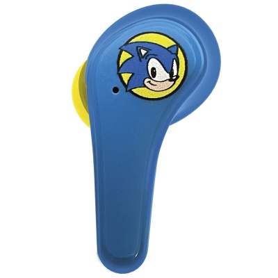 Auricular azul com imagem do Sonic