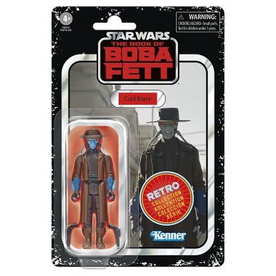 Figura de ação Star Wars The Book of Boba Fett Cod Bare em embalagem