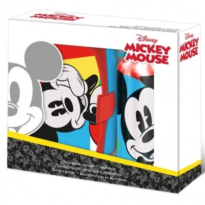Conjunto de cantil e caixa de sanduíche com design do Mickey Mouse