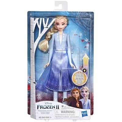 Boneca Elsa Disney Frozen II embalada em caixa