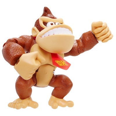 Figura de ação do Donkey Kong com gravata vermelha DK