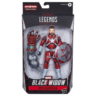 Figura de ação Red Guardian em embalagem da Marvel Legends Series
