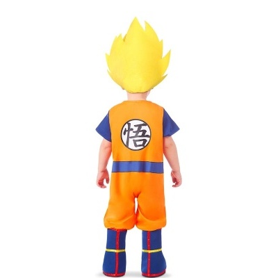 Fantasia de criança de personagem anime vista de costas