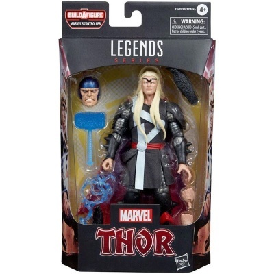 Action figure Thor Marvel Legends com acessórios em embalagem preta