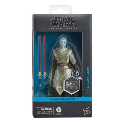 Figura de ação Star Wars Dagan Gera na embalagem