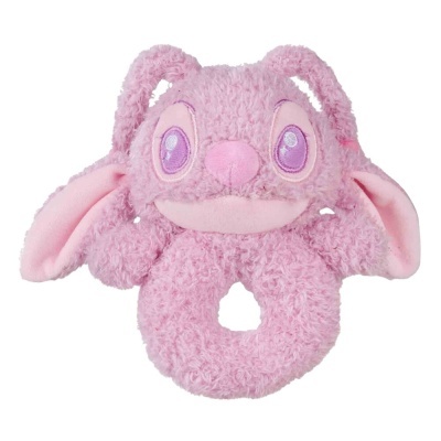 Brinquedo pelúcia rosa formato coelho para cão