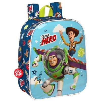 Mochila infantil Toy Story com Buzz Lightyear e Woody