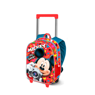 Mala de viagem para crianças com estampa de Mickey Mouse