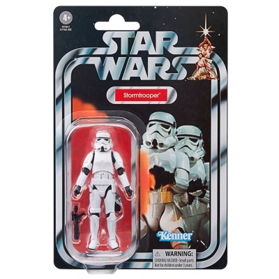Figura de ação Stormtrooper Star Wars embalagem blister preto