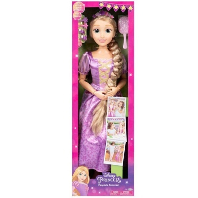 Boneca Disney Princesa Rapunzel em embalagem cor-de-rosa