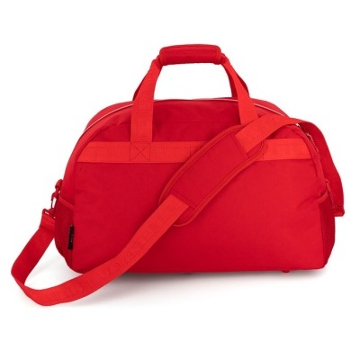 Bolsa desportiva vermelha com alça e pega de mão