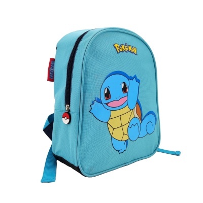 Mochila azul com estampa de Squirtle Pokémon