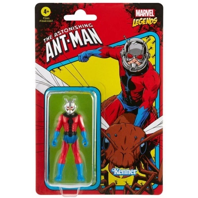 Figura de ação Ant-Man Marvel Legends em embalagem colorida