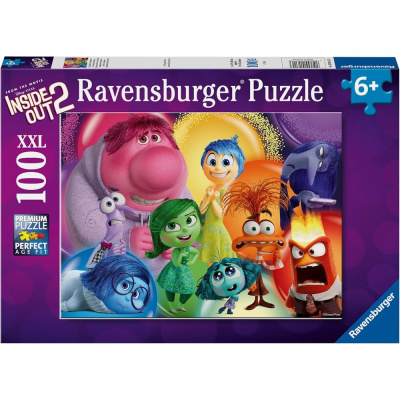 Puzzle Ravensburger Inside Out 2, 100 peças, roxo
