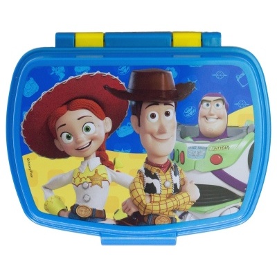 Mala azul Toy Story com Jessie, Woody e Buzz Lightyear