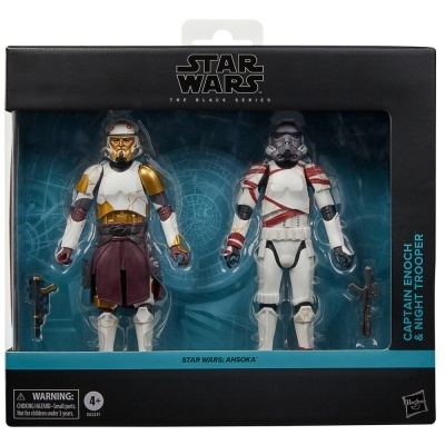 Conjunto de duas figuras Star Wars The Black Series na embalagem