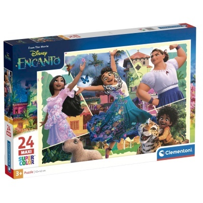 Caixa de puzzle Disney Encanto com 24 peças para crianças a partir dos 3 anos