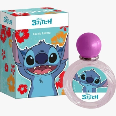 Frasco de Eau de Toilette Disney Stitch com caixa colorida