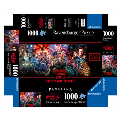 Caixa de puzzle Ravensburger Stranger Things 1000 peças