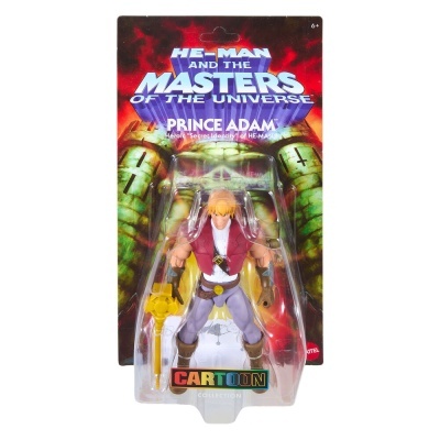 Boneco de ação Prince Adam da He-Man embalado em blister