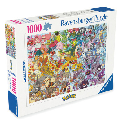 Caixa de puzzle Ravensburger Pokémon com 1000 peças
