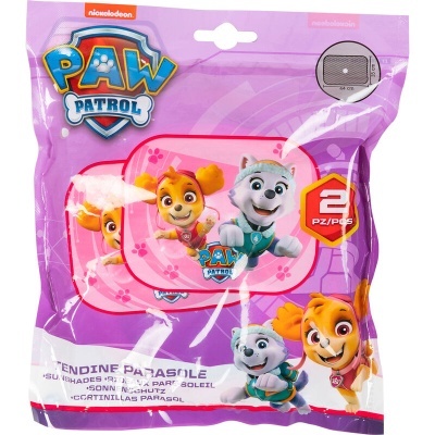 Pack de tendas de para-sol PAW PATROL rosa e roxo com personagens