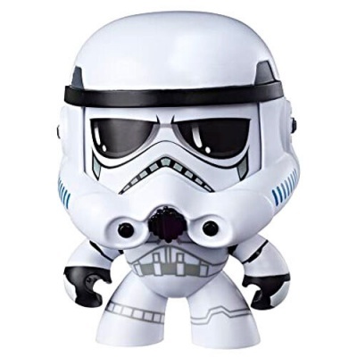 Boneco colecionável Stormtrooper branco e preto estilo vinil