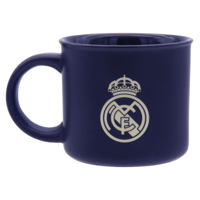Caneca azul escura com logótipo branco do Real Madrid