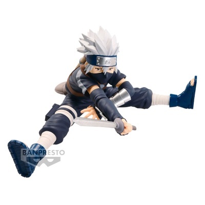 Figura de ação Kakashi Hatake com roupa azul e espada