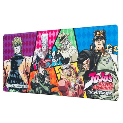 Tapete colorido com personagens do anime JoJo's Bizarre Adventure: Stardust Crusaders